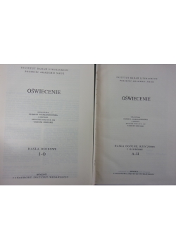 Oświecenie. Zestaw 2 książek