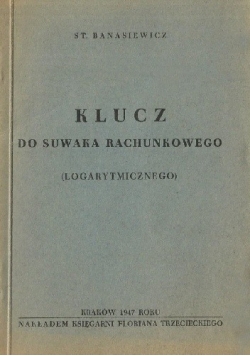 Klucz do suwaka rachunkowego, 1947r.
