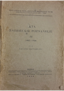 Akta radzieckie poznańskie III, 1948 r.