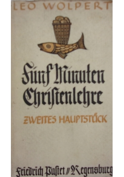 Funf Minuten Christenlehre, 1937 r.
