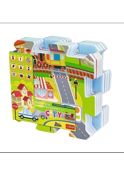 Edukacyjna Układanka-puzzlopianka 5w1 - City TREFL