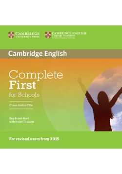Complete First for Schools Class Audio 2CD