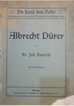 Albrecht Durer, 1909 r.
