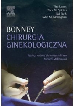 Chirurgia ginekologiczna Bonney NOWA