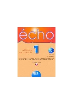 Echo 1 cahier personnel d'apperentissage CLE
