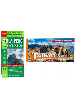 Zestaw dla łowców krajobrazów. Tatry Polskie mapa