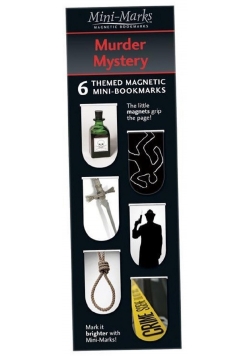 Zakładki magnetyczne Murder Mystery (6 sztuk)