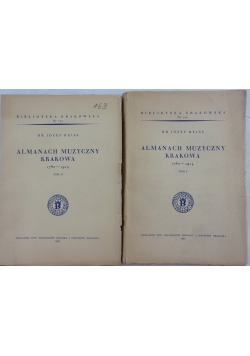 Almanach muzyczny Kraków  1780-1914, 1939r.
