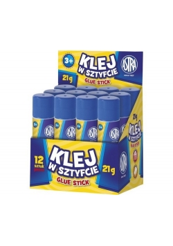 Klej w sztyfcie Astra 21g display 12 sztuk