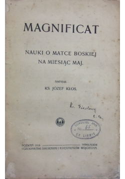 Magnificat , 1918 r.