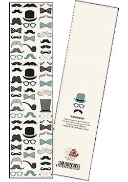 Zakładka do książki Moustache (op 3 sztuki)