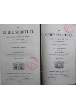 Le Guide Spirituel Tom I i II 1866 r.