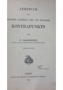 Lehrbuch des einfachen ,doppelten..,1909r.
