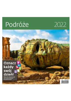 Kalendarz 2022 z naklejkami Podróże HELMA