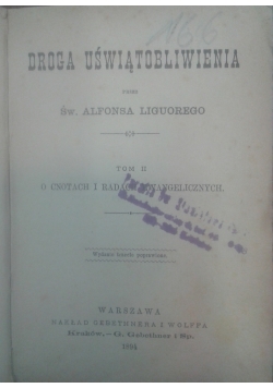 Droga uświątobliwienia Tom I, 1894 r.