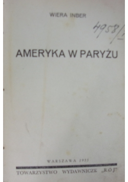 Ameryka w Paryżu, 1935r.
