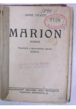 Marion, 1926 r.
