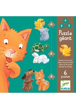 Puzzle gigant - Misty i przyjaciele