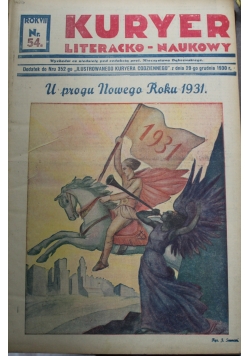 Kuryer Literacko naukowy 55 numery 1930 r.