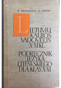 Podręcznik języka litewskiego dla klas X-XI