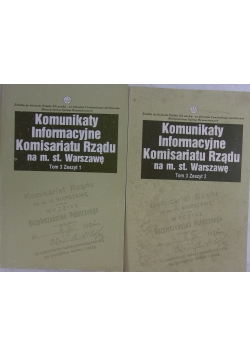 Komunikaty informacyjne, zeszyt 1 i 2
