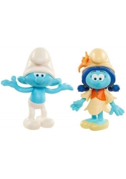 Smerfy 2-pak figurek Ciamajda + Lolijka