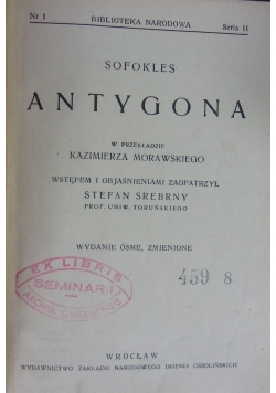 Antygona, 1950 r.