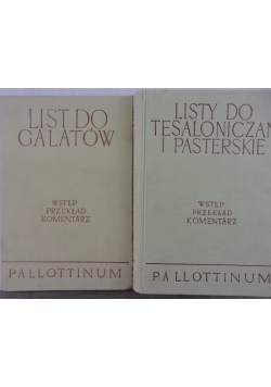 Listy do Tesaloniczan i Pasterskie, Tom IX/Listy Galatów
