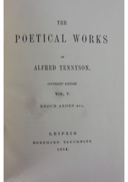 The Poetical Works, reprint z 1864r.