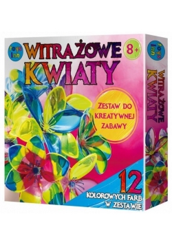 Witrażowe kwiaty STnux