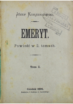 Emeryt 1898 r. 2 tomy