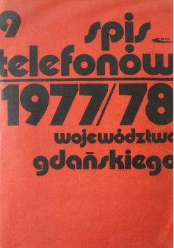 Spis telefonów województwa gdańskiego