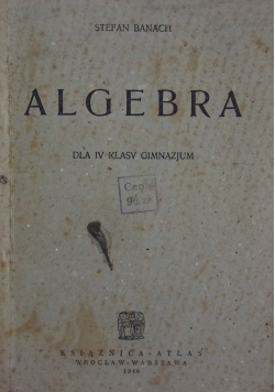 Algebra, 1946r.