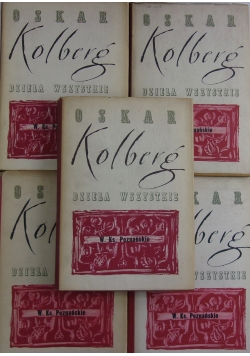 Kolberg wszystkie dzieła. Poznańskie, zestaw 5 książek, reprinty