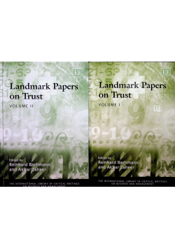 Landmark Papers on Trust 2 tomy
