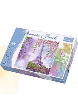 Puzzle 1000 Romantic - Wiosna w Paryżu TREFL