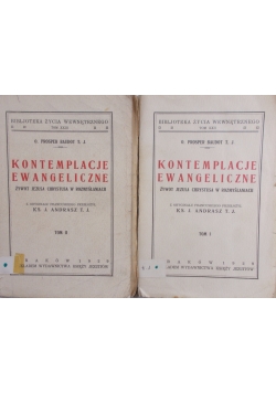 Kontemplacje Ewangeliczne, t.I-II, 1929r.