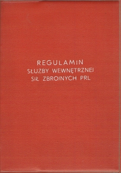 Regulamin służby wewnętrznej sił zbrojnych RPL