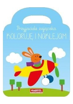 Przyjaciele zajączka - koloruję i naklejam