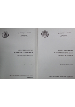 Biblioteki naukowe w kulturze i cywilizacji tom 1 do 2