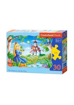 Puzzle 30 Księżniczka i żaba CASTOR