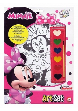 Plakaty z farbkami Minnie