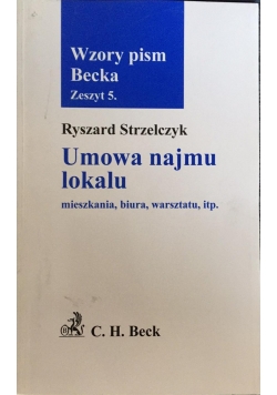 Umowa najmu lokalu, mieszkania, biura, warsztatu