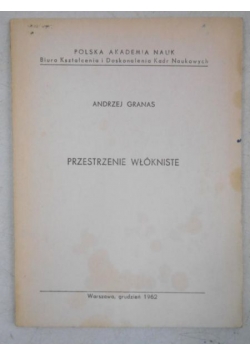 Przestrzenie włókniste