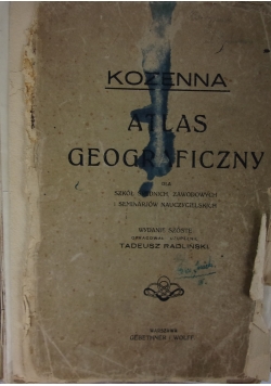 Atlas geograficzny, 1926 r.