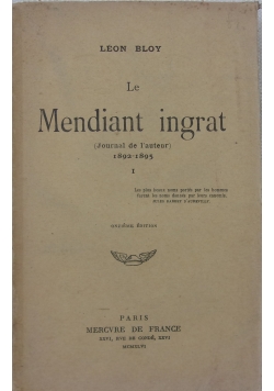Le Mendiant ingrat, 1946 r.