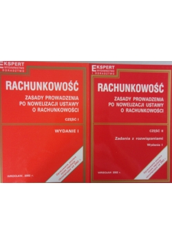 Rachunkowość ,Cz.I,II