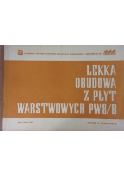 Lekka obudowa z płyt warstwowych PW 8/B