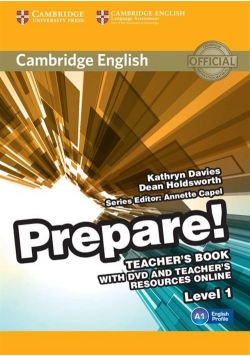 Cambridge English Prepare! 1 Teacher's Book with DVD and Teacher's Resources Online. Level 1