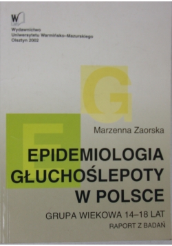 Epidemiologia głuchoślepoty w Polsce